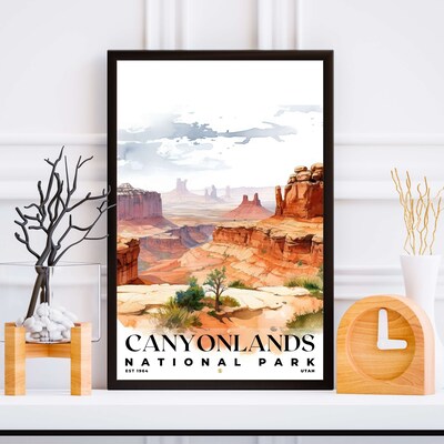 Canyonlands National Park Poster, Travel Art, Office Poster, Home Decor | S4 - image4